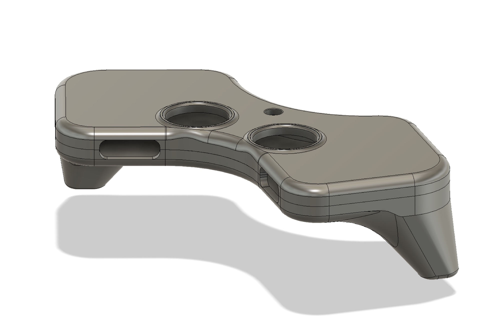 Snitt gjennom RC M1-modellen i Fusion 360